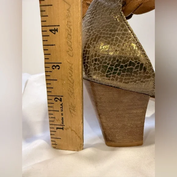 Sundance woven ankle heels size 38 - Picture 8 of 10